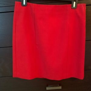 Ann Taylor red skirt